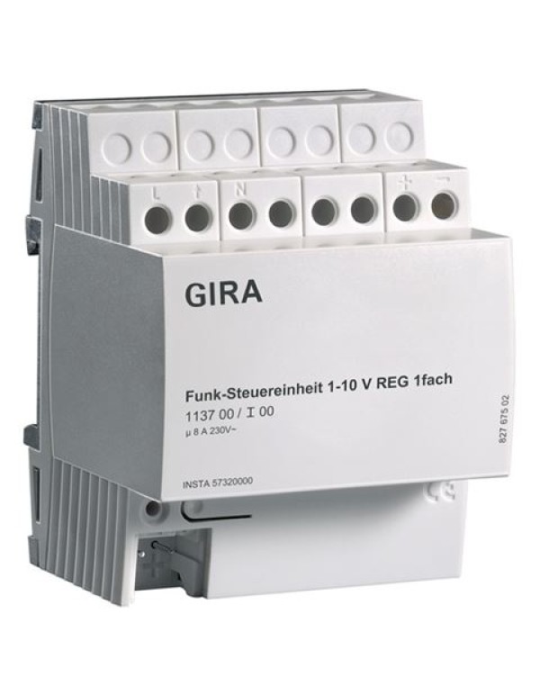 Устройство радиоуправления 1-10 В Gira REG-типа