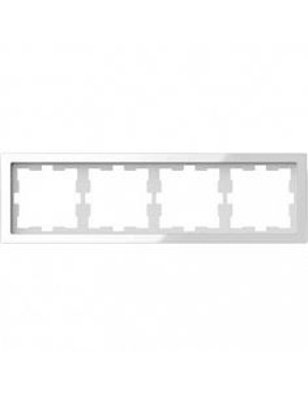 D-Life РАМКА 4-постовая, БЕЛ. КРИСТАЛЛ , SD