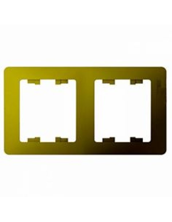 GLOSSA 2-постовая РАМКА, горизонтальная, ФИСТАШКОВЫЙ