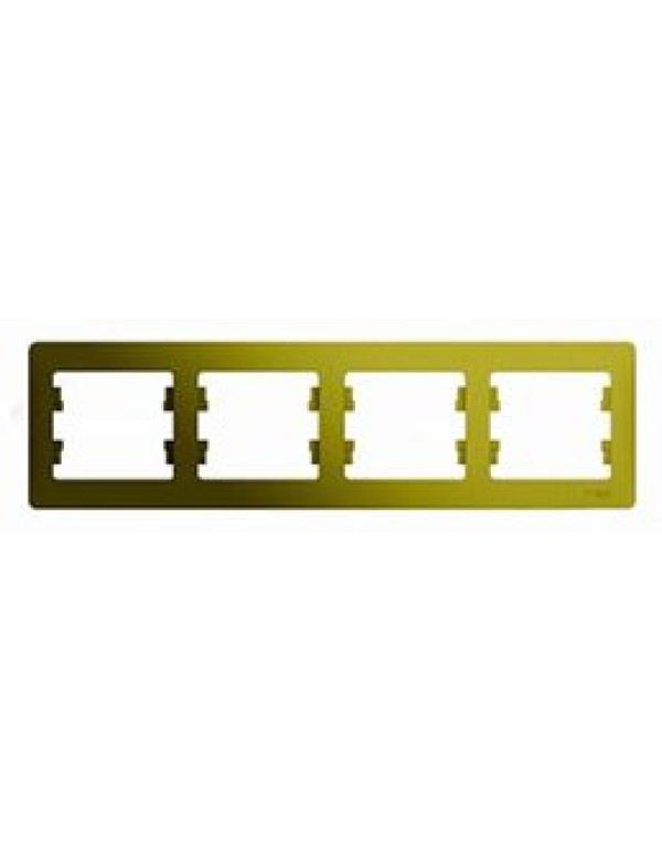 GLOSSA 4-постовая РАМКА, горизонтальная, ФИСТАШКОВЫЙ