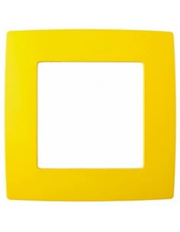 Рамка 1 пост жёлтый Эра12