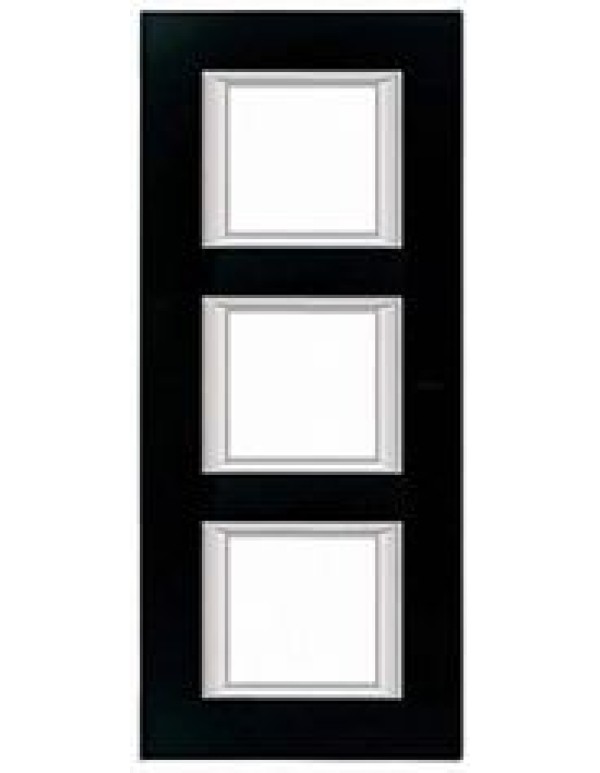 Рамка BT (Legrand) AXOLUTE 3-постовая цвет черный (HA4802/3VNN)