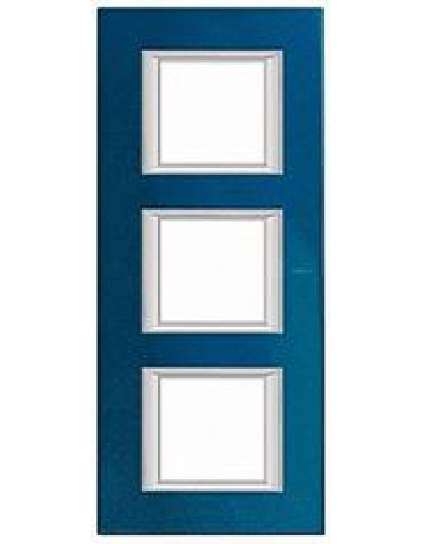 Рамка BT (Legrand) AXOLUTE 3-постовая цвет синий (HA4802/3BM)