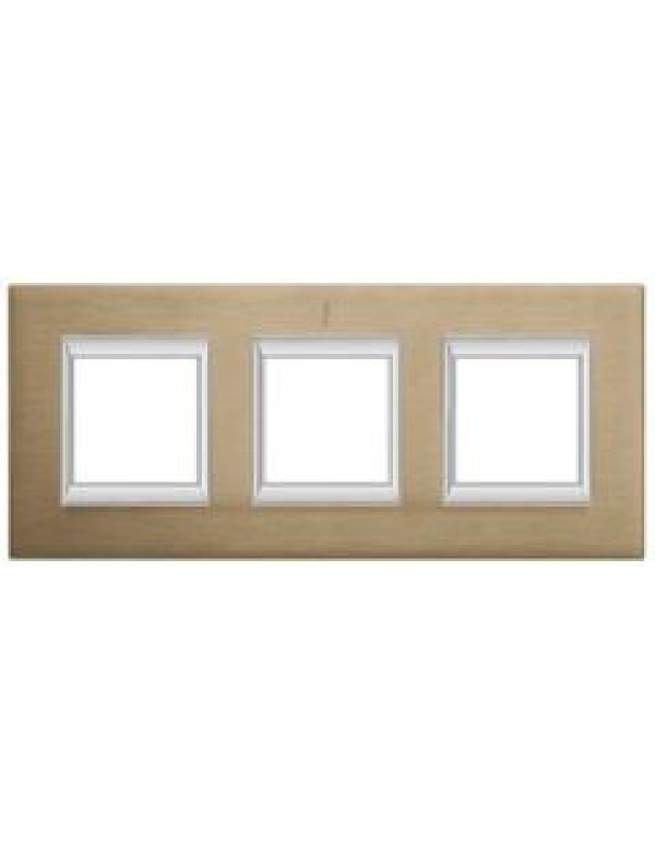 Рамка BT (Legrand) AXOLUTE 3-постовая цвет титан (HA4802/3NX)