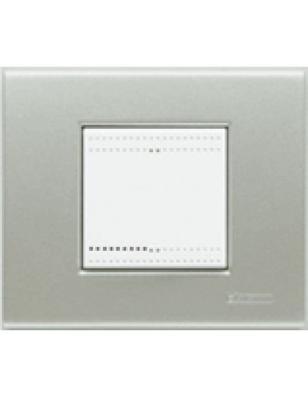 Рамка BT (Legrand) Light 1-постовая цвет алюминий (N4802AL)