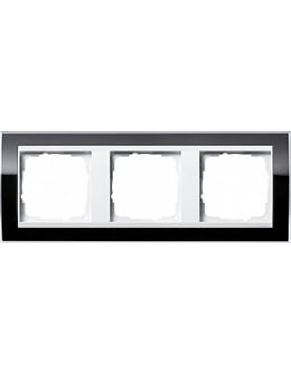 Рамка Gira Event 3-постовая цвет черный (0213733)