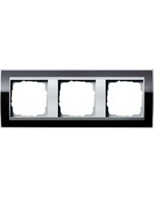 Рамка Gira Event 3-постовая цвет черный (0213736)