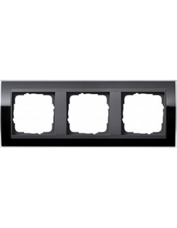 Рамка Gira Event 3-постовая цвет черный (0213738)