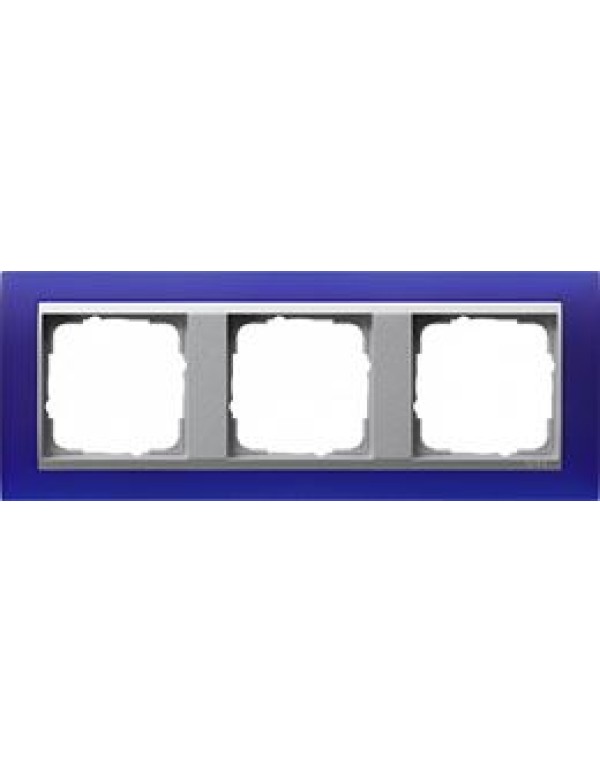Рамка Gira Event 3-постовая цвет синий (021393)