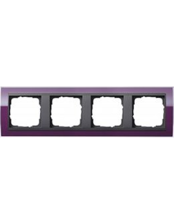 Рамка Gira Event 4-постовая цвет лиловый/фиолетовый (0214758)