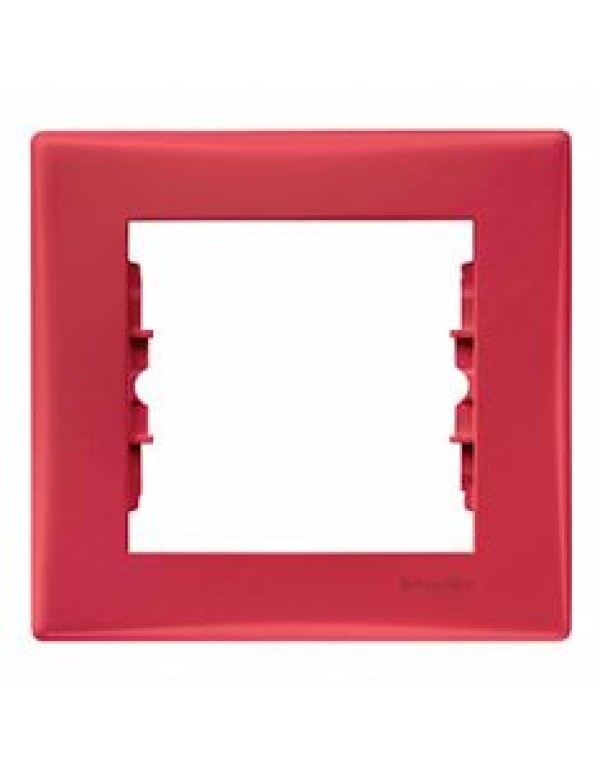 Рамка SE Sedna 1-постовая цвет красный (SDN5800141)