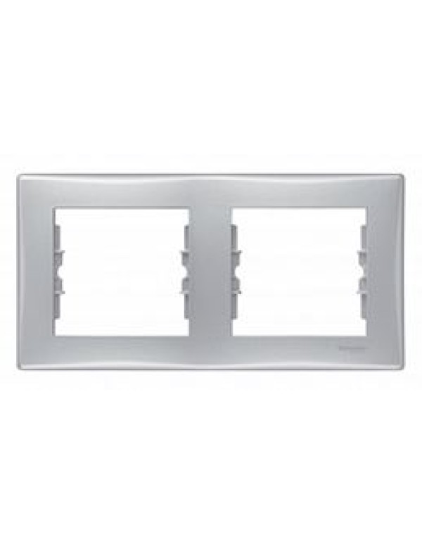 Рамка SE Sedna 2-постовая цвет алюминий (SDN5800360)