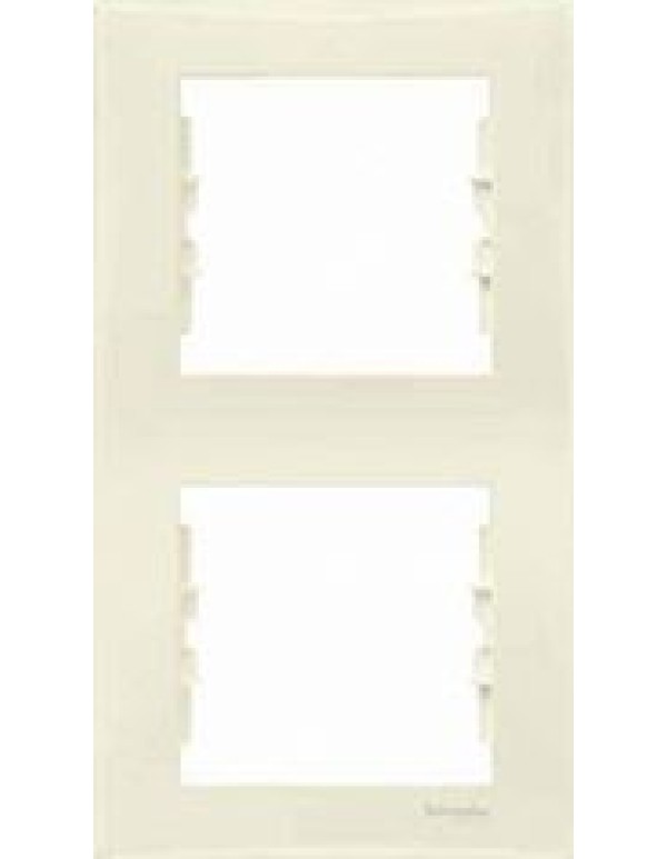 Рамка SE Sedna 2-постовая цвет бежевый (SDN5801147)