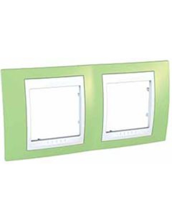 Рамка SE Unica 2-постовая цвет зеленый (MGU6.004.863)