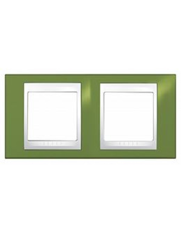 Рамка SE Unica 2-постовая цвет зеленый (MGU6.004.866)
