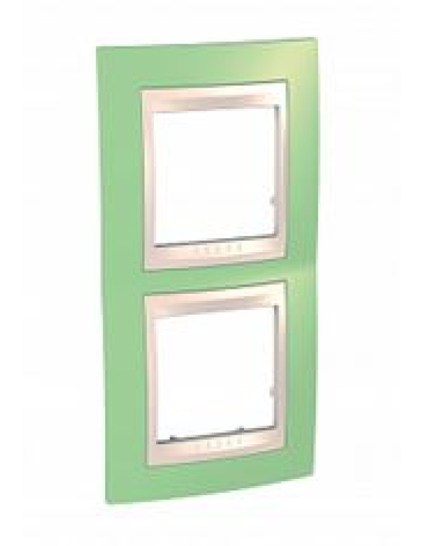 Рамка SE Unica 2-постовая цвет зеленый (MGU6.004V.563)