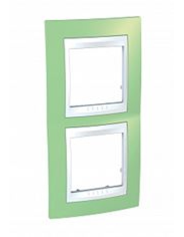 Рамка SE Unica 2-постовая цвет зеленый (MGU6.004V.863)