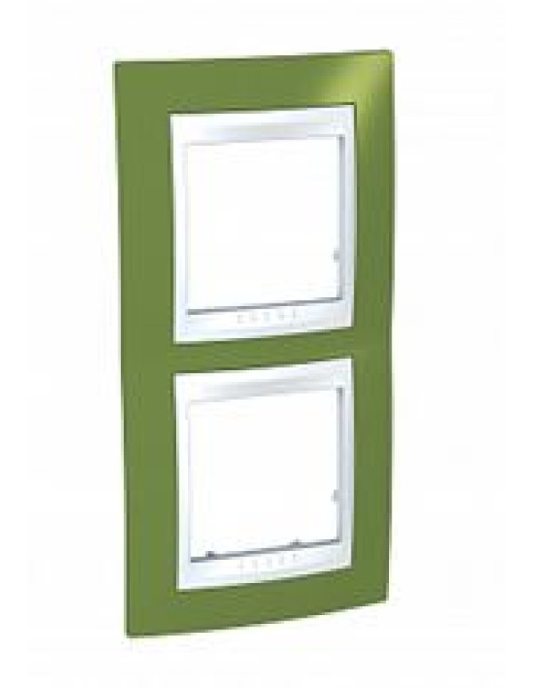 Рамка SE Unica 2-постовая цвет зеленый (MGU6.004V.866)