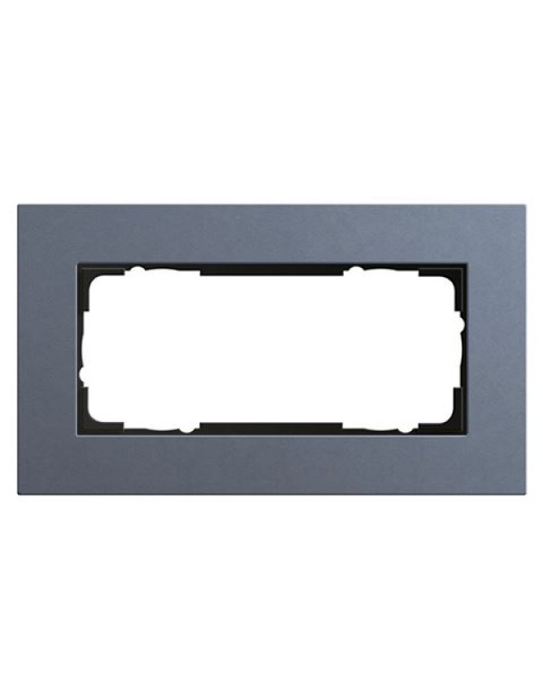 Рамка 2-я без перегородки Gira Esprit Linoleum-Multiplex Синий