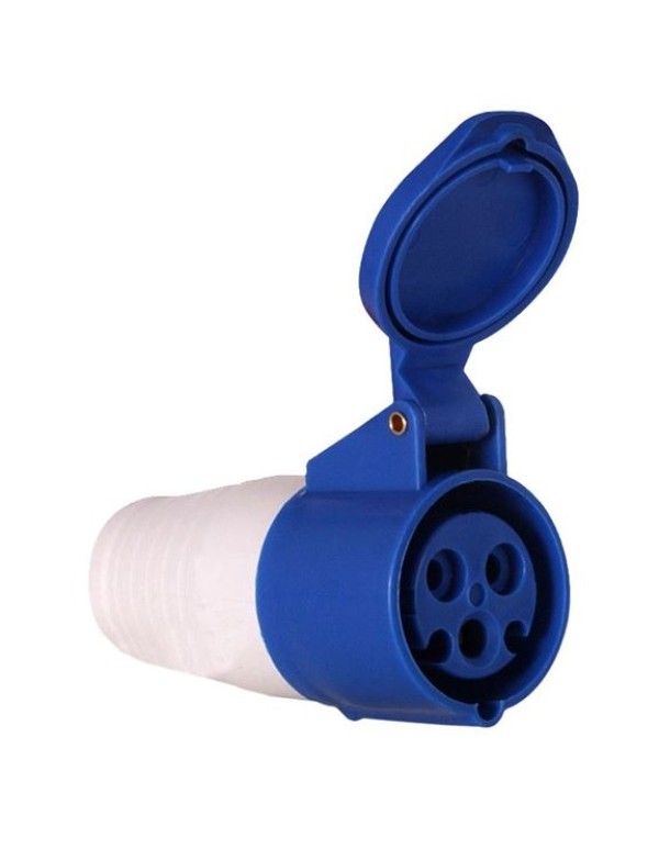 Розетка переносная 213 2Р+РЕ 16А 220В IP44 EKF PROxima | ps-213-16-220 | EKF