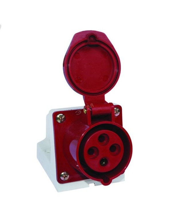 Розетка стационарная наружная 114 3Р+РЕ 16А 380В IP44 EKF PROxima | ps-114-16-380 | EKF