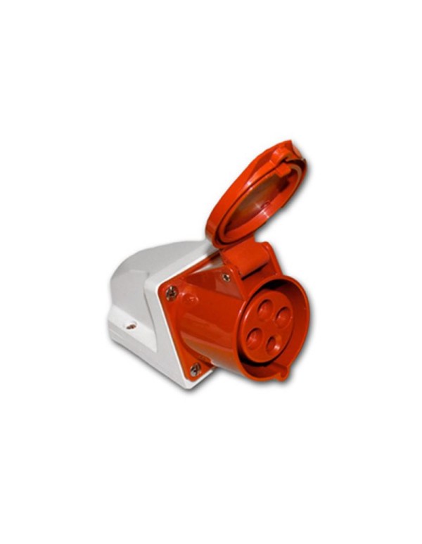 Розетка стационарная наружная 124 3Р+РЕ 32А 380В IP44 EKF PROxima | ps-124-32-380 | EKF