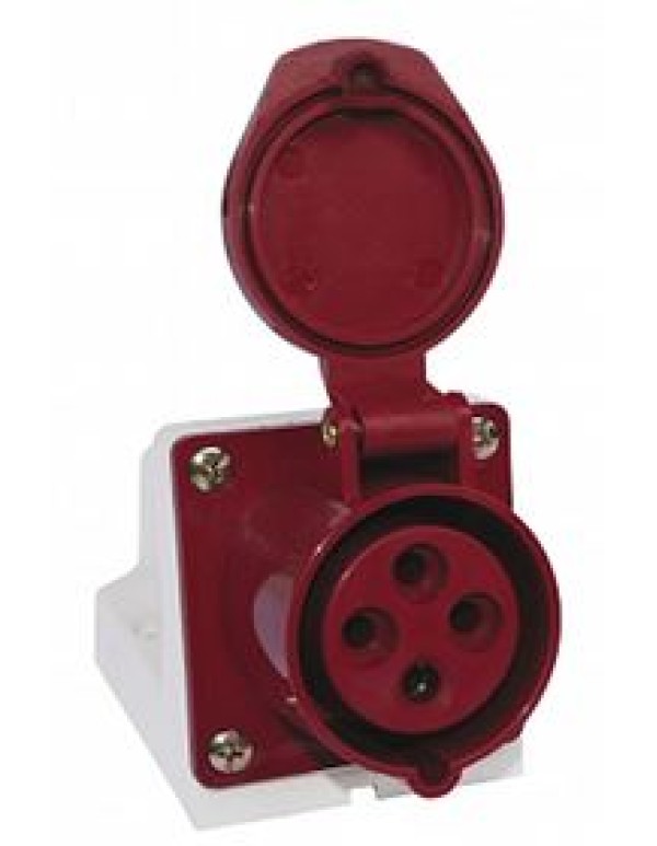 Розетка стационарная внутренняя 425 3Р+РЕ+N 32А 380В IP44 EKF PROxima | ps-425-32-380 | EKF