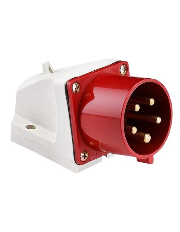 Вилка стационарная 525 3Р+РЕ+N 32А 380В IP44 EKF PROxima | ps-525-32-380 | EKF