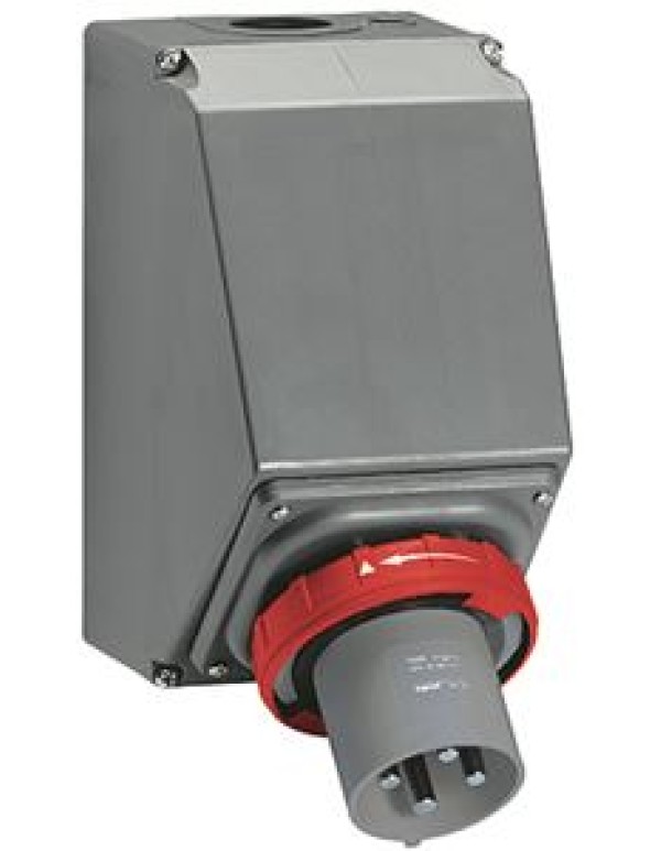 Накладная наклонная вилка в коробке Hypra - IP 66/67-55 - 3К+3 - 125 А - пластик | 059544 | Legrand