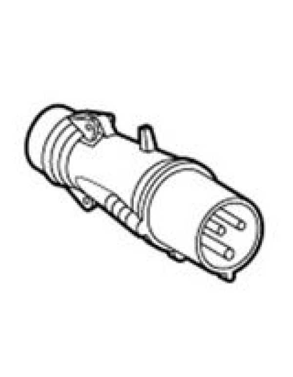 Прямая вилка Hypra - IP 44 - 2К+З - 63 А - резина | 053652 | Legrand