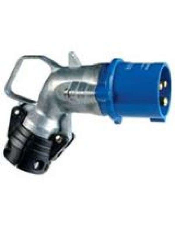 Угловая вилка Hypra - IP 44 - 2К+З - 32 А - металл | 052772 | Legrand