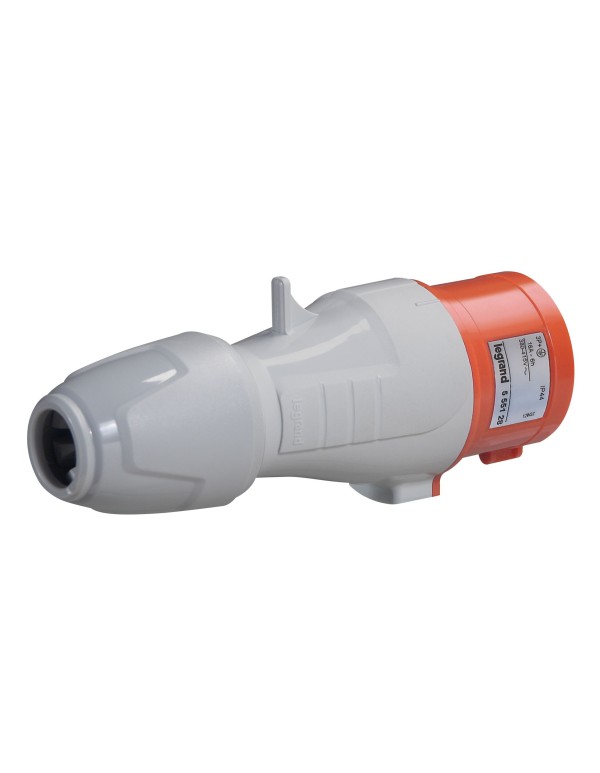 Вилка мобильная - 16А - 3К+З - 460 В - IP 44 | 555130 | Legrand