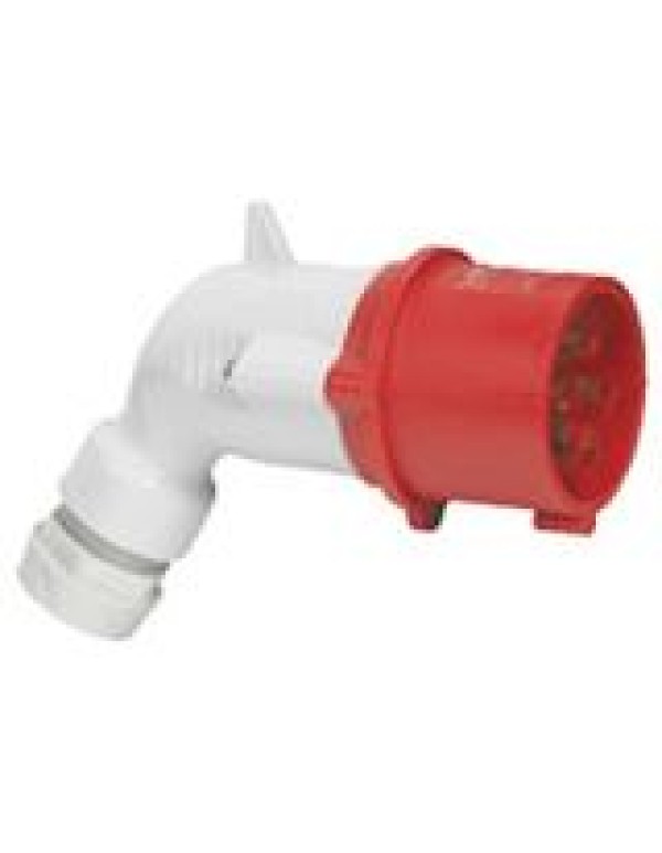 Вилка моб.угл. 32А 3К+Н+З 380В IP44 | 056478 | Legrand