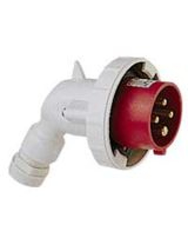 Вилка моб.угл. 32А 3К+Н+З 380В IP67 | 056528 | Legrand