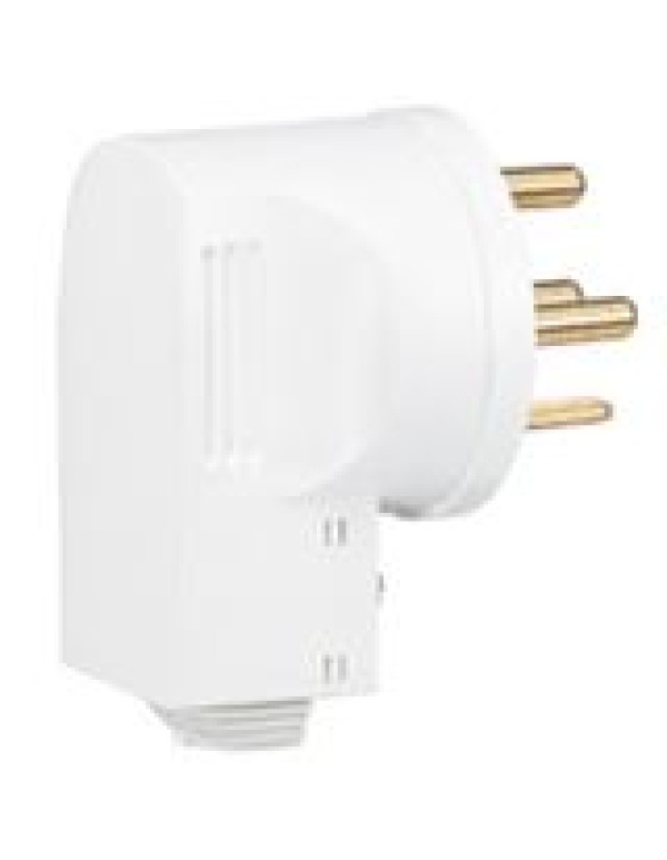 Вилка силовая 2К+Н+З - 20 А - выход кабеля сбоку сл. Кость 055157 Legrand