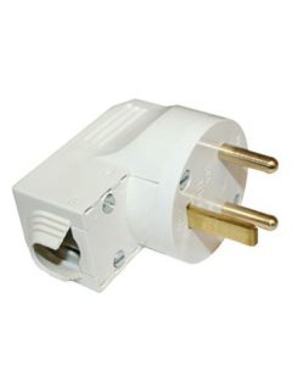 Вилка угловая сил. 2К+З 20А бок. сл.кость 055152 Legrand