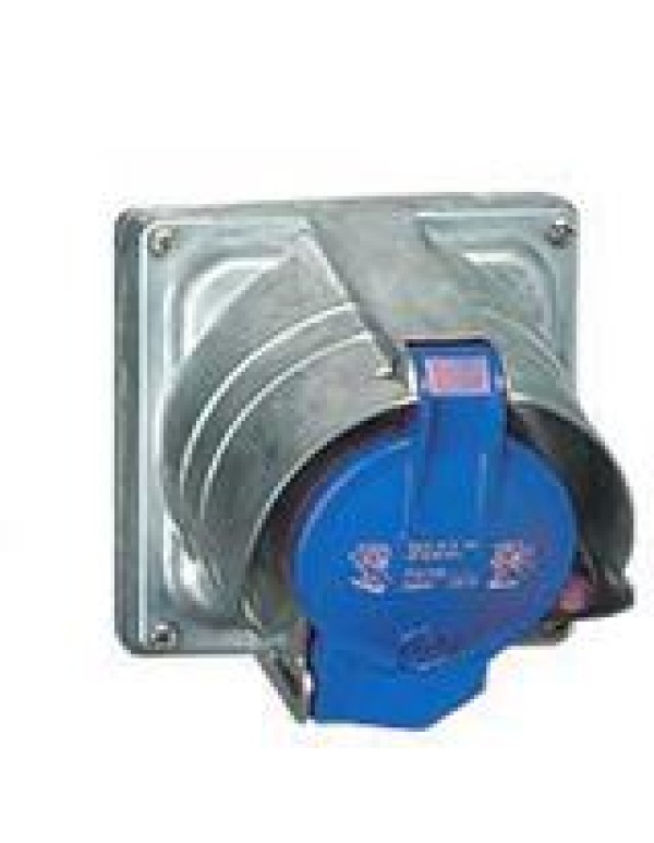 Встраиваемая розетка Hypra Prisinter - IP 44/55 - 2К+З - 63 А - металл | 053812 | Legrand