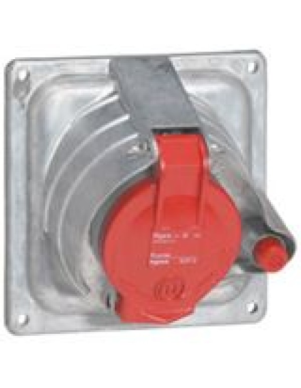 Встраиваемая розетка Hypra Prisinter - IP 44/55 - 3К+Н+З - 32 А - металл | 052914 | Legrand