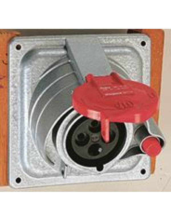 Встраиваемая розетка Hypra Prisinter - IP 44/55 - 3К+З - 16 А - металл | 052213 | Legrand