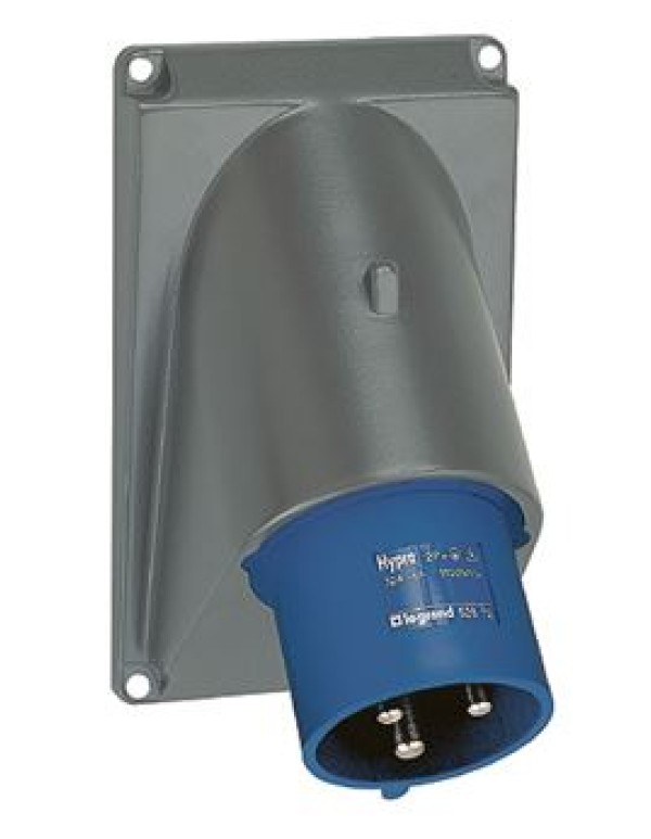 Встраиваемая вилка Hypra - IP 44 - 2К+З - 32 А -пластик | 052872 | Legrand