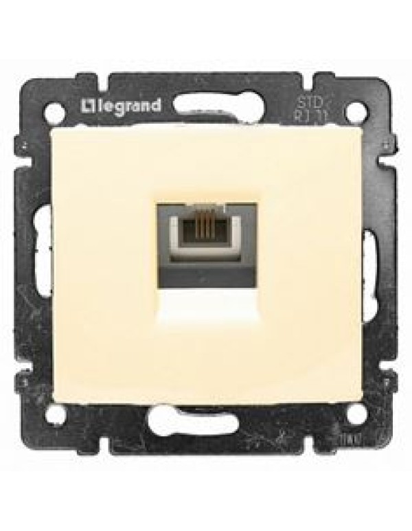Механизм розетки с накладкой Legrand Valena Classic (695622)