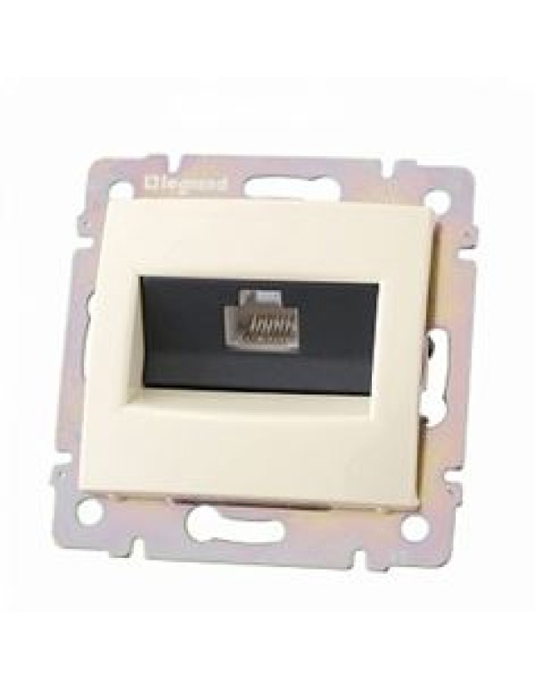 Механизм розетки с накладкой Legrand Valena Classic (695624)