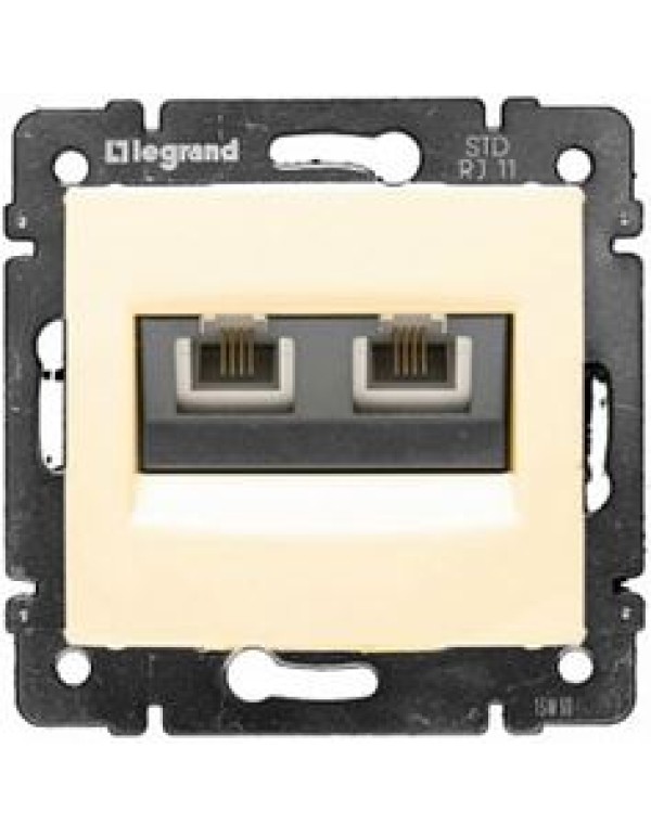 Механизм розетки с накладкой Legrand Valena Classic (696742)