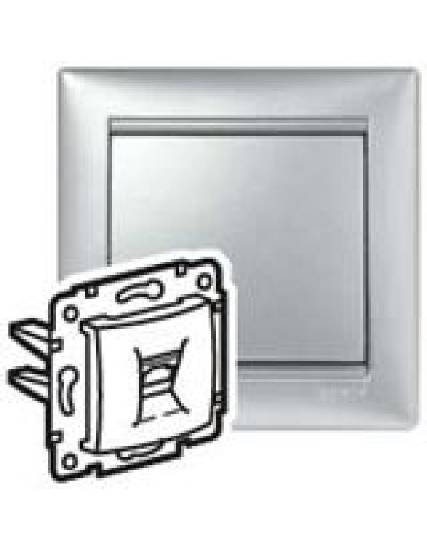 Механизм розетки с накладкой Legrand Valena Classic (770138)