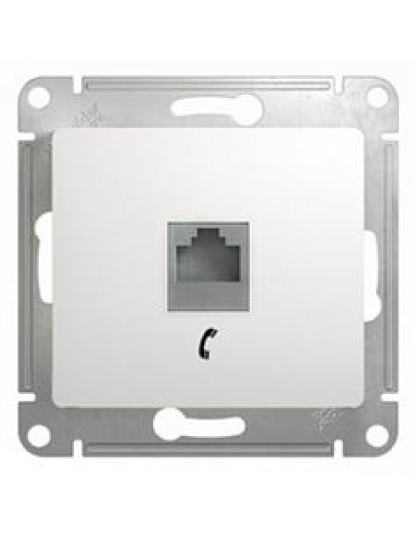 Механизм розетки с накладкой SE Glossa с надписью (GSL000181T)