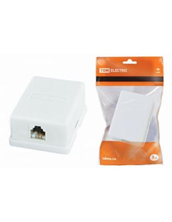 Телефонная розетка 1x6Р-4С TDM