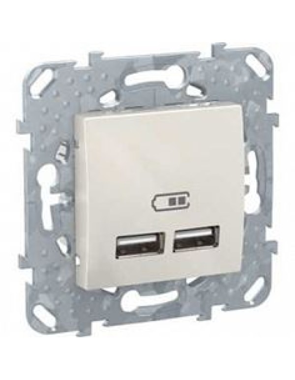 UNICA РОЗЕТКА USB, 2.1 А, БЕЖЕВЫЙ