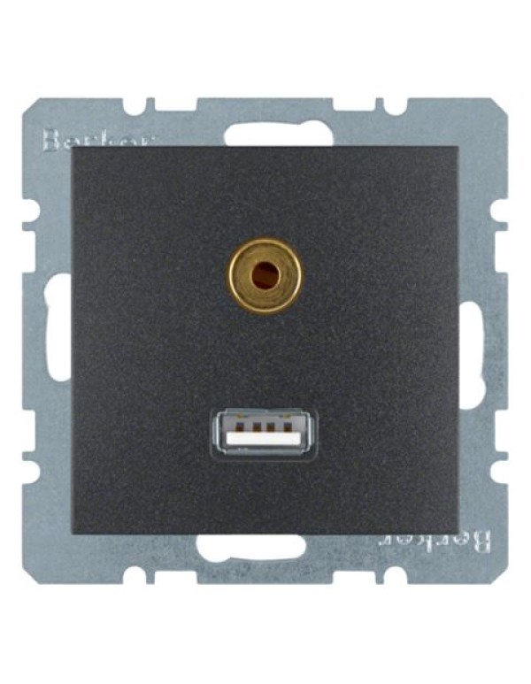 BMO USB/3.5mm AUDIO, S.1/B.3/B.7, цвет: антрацитовый