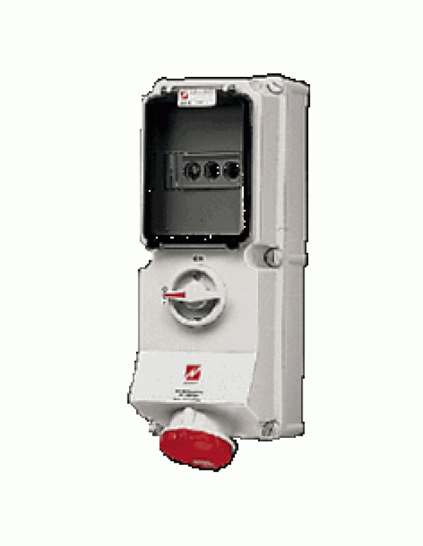 16A5п6ч400B Розетка DUO IP44 Mennekes