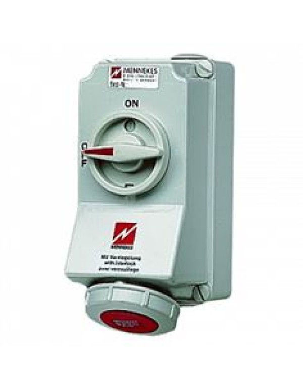 16A7п6ч400B Розетка DUO IP67 Mennekes